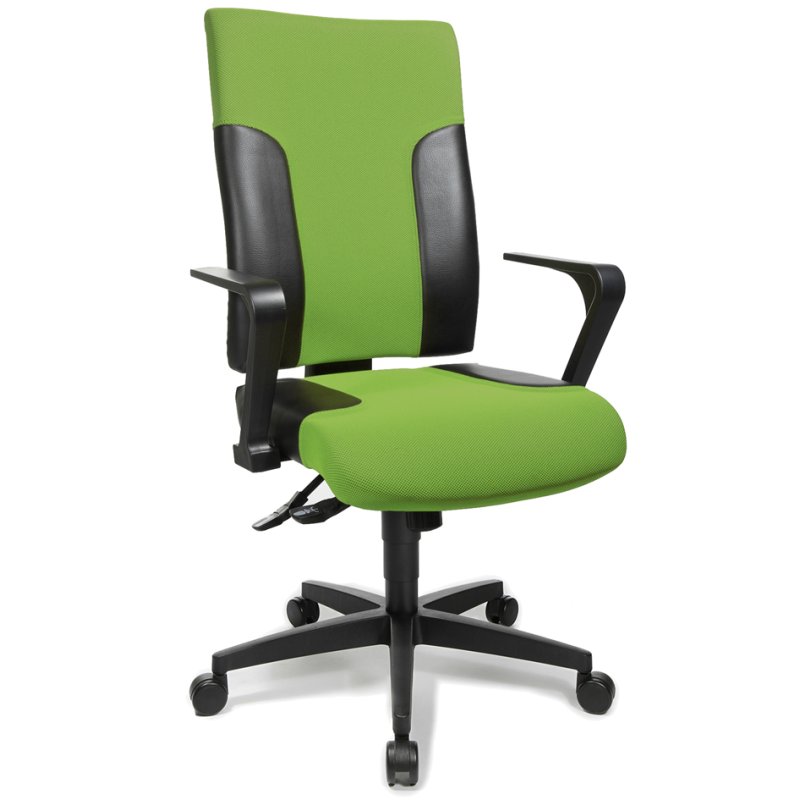 Topstar bureaustoel Two 20, zwart, 3D-netrug, 110 kg draagkracht